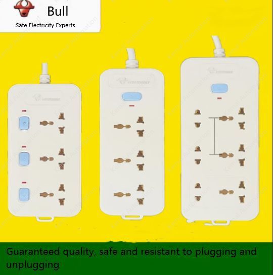 Four-position independent switch (white) 1 metre